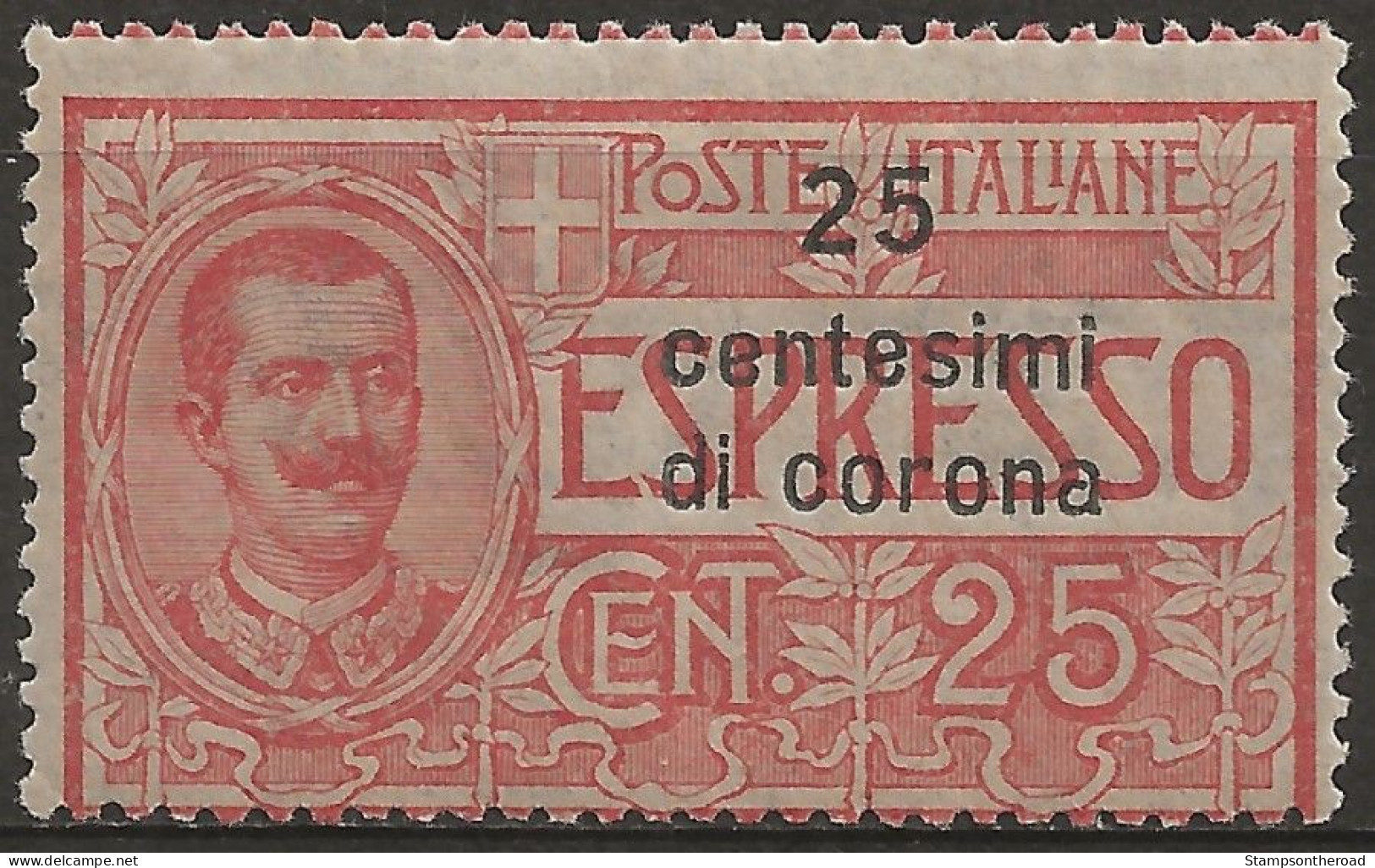 TRDAEx1NB,1921 Terre Redente/Dalmazia, Sassone Nr. 1, Espresso Nuovo Senza Linguella **/ - Dalmatien