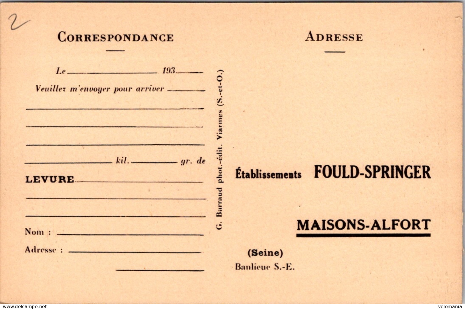 19887 Cpa 94 Etablissements Fould Springer à Maisons Alfort - Maisons Alfort