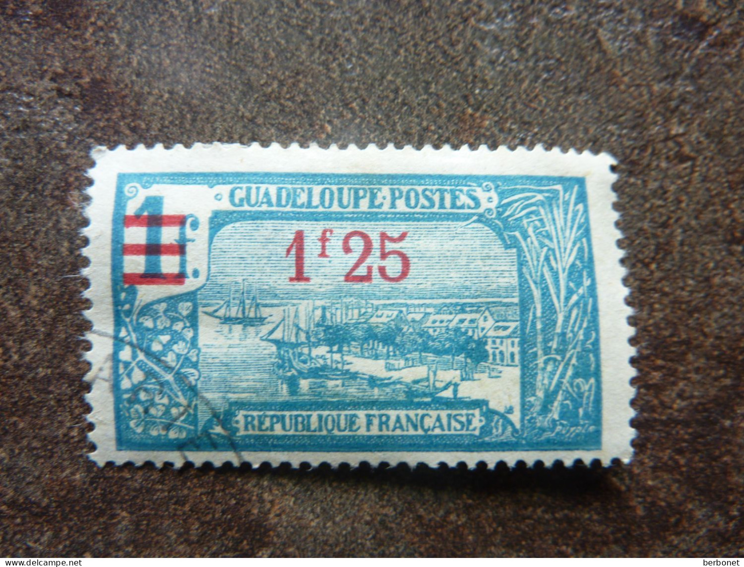 1926  Pointe à Pitre Surchargé  1,25F Sur 1F   Y&T= 94    TBE - Used Stamps