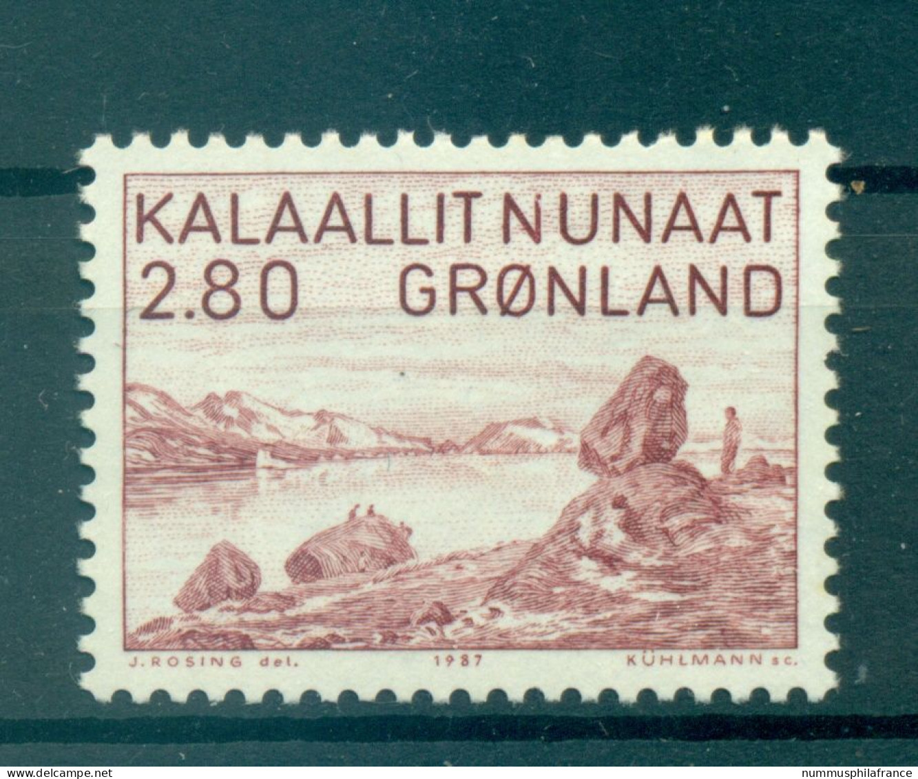 Groenland   1987 - Y & T N. 160 - Peter Rosing  (Michel N. 172) - Ongebruikt