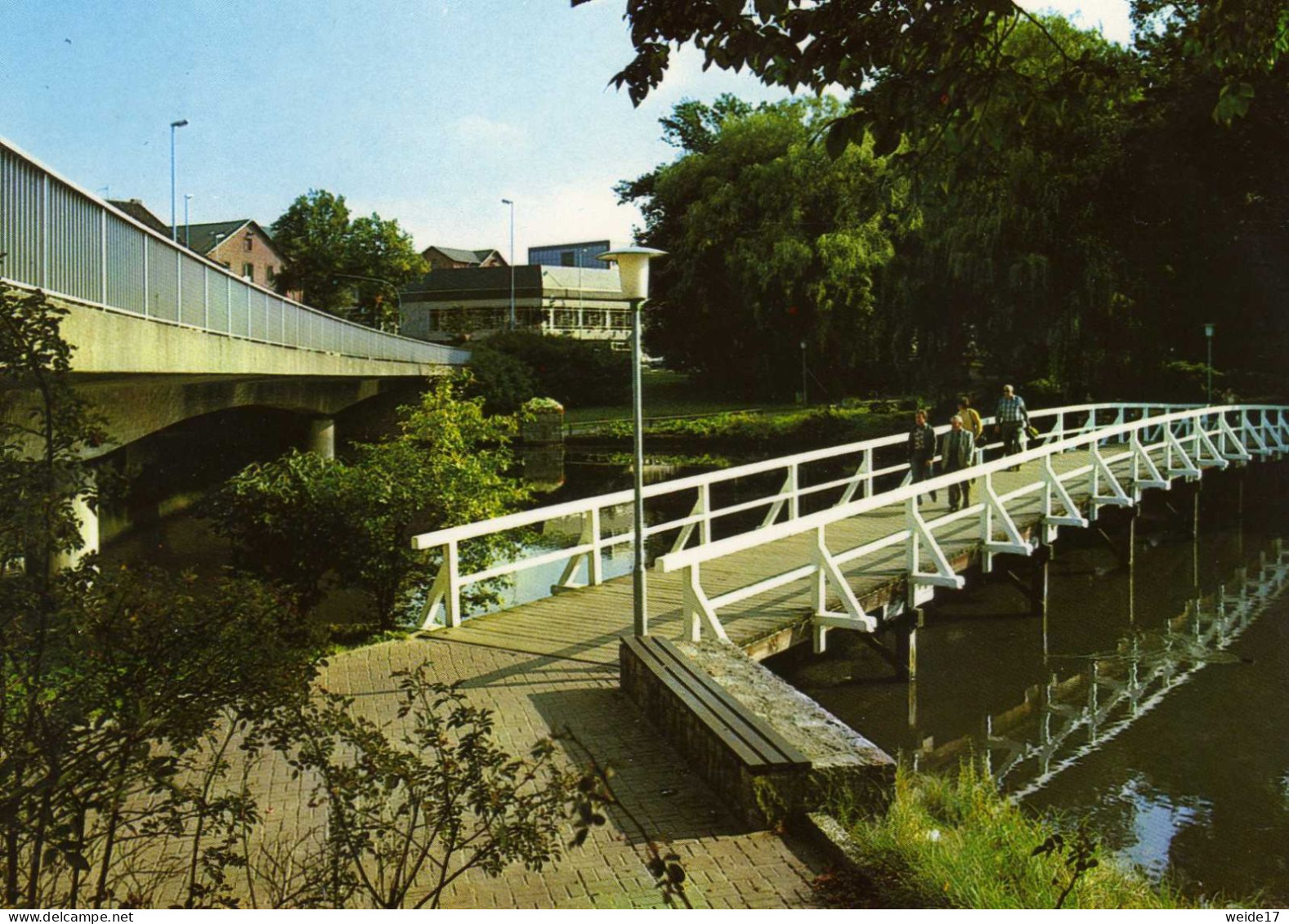 05646 - RENDSBURG - Blick Auf Die Weiße Brücke An Der Holsteinbrücke - Rendsburg
