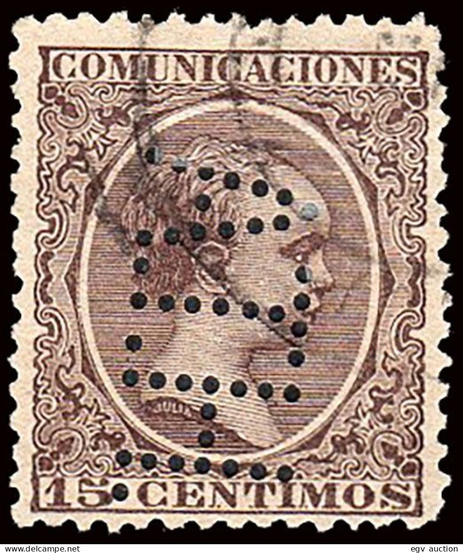 Málaga - Edi O 219 - Perforado - "A.T.H" (Juan Torres Rivera. Vinos) - Used Stamps