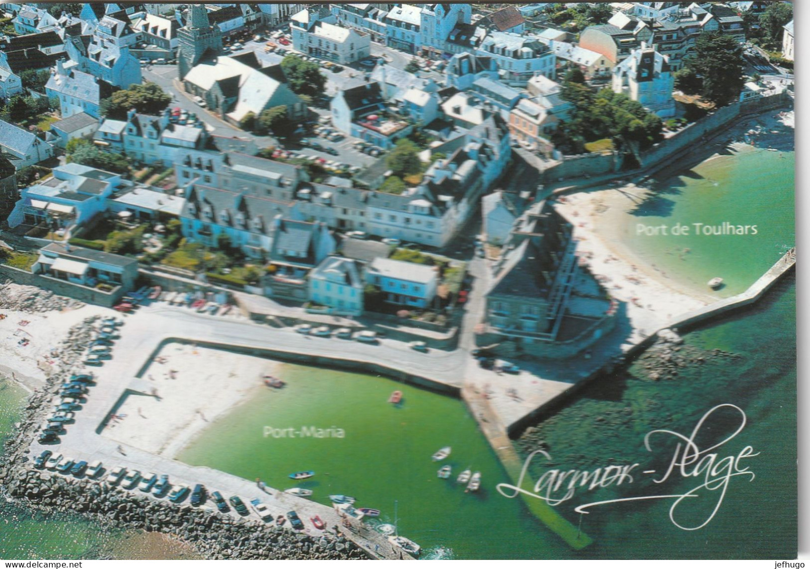 78 - 22 - LARMOR PLACE PORT MARIA ET LE PORT  DE UN COIN DU PORT  . SCAN - Larmor-Plage