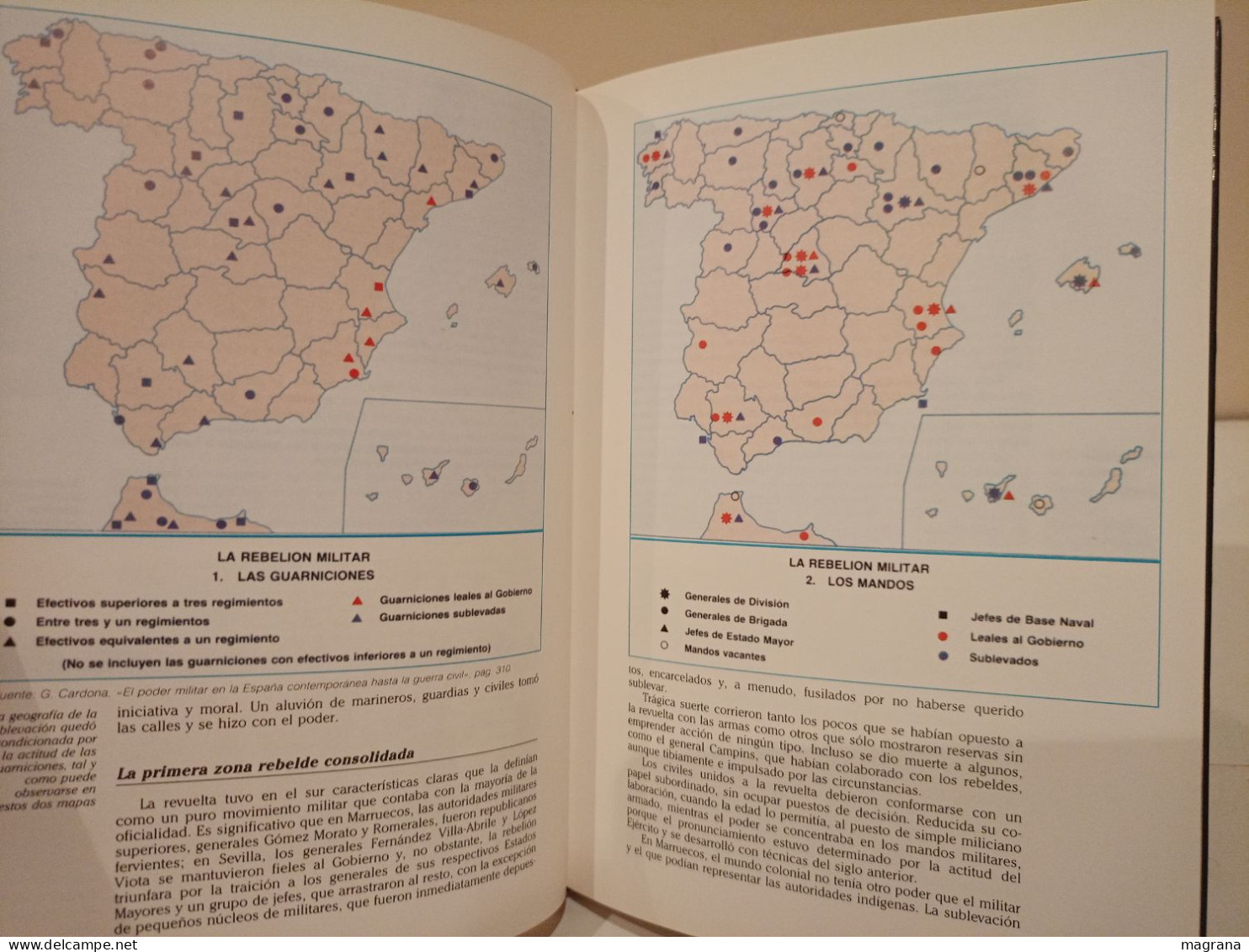 La Guerra Civil Española. 4- El 18 De Julio. La Sublevación Paso A Paso. Ediciones Folio. 1996. 112 Páginas. - Ontwikkeling