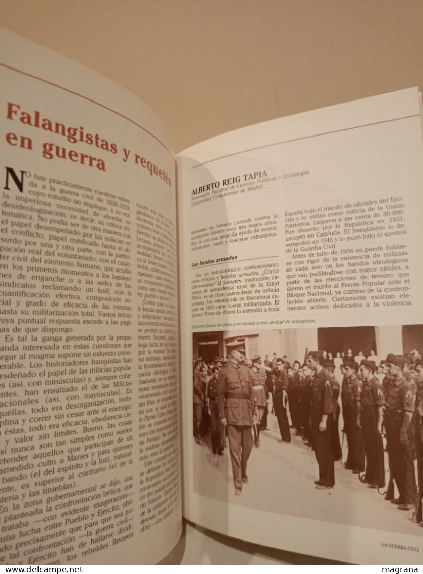 La Guerra Civil Española. 4- El 18 de Julio. La sublevación paso a paso. Ediciones Folio. 1996. 112 páginas.