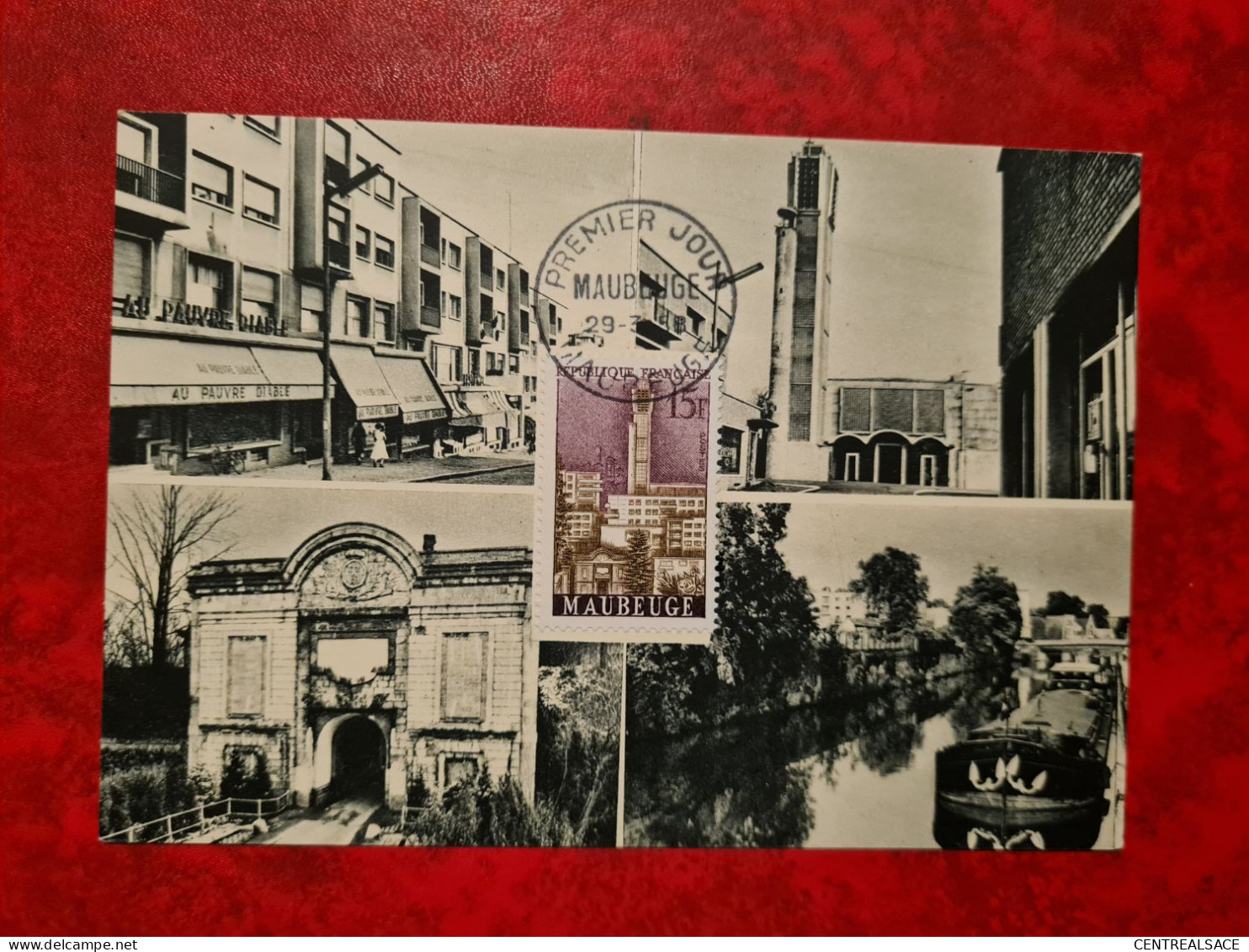 Carte 1958 MAXI   MAUBEUGE  MULTIVUES - Non Classés