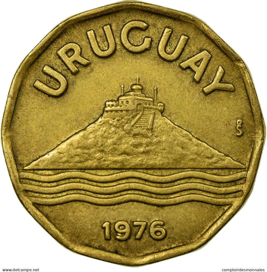 Monnaie, Uruguay, 20 Centesimos, 1976, Santiago, TTB, Aluminum-Bronze, KM:67 - Uruguay