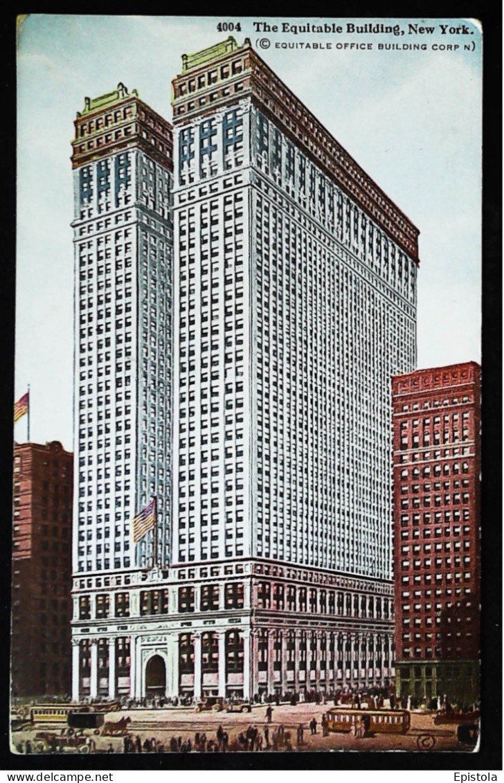 ► EQUITABLE Building Vintage Card 1900s - NEW YORK CITY (Architecture) - Monuments