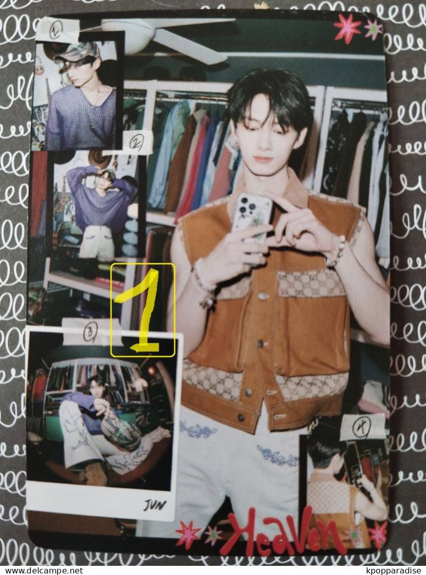 Photocard K POP Au Choix  SEVENTEEN Heaven 11th Mini Album Jun - Objets Dérivés