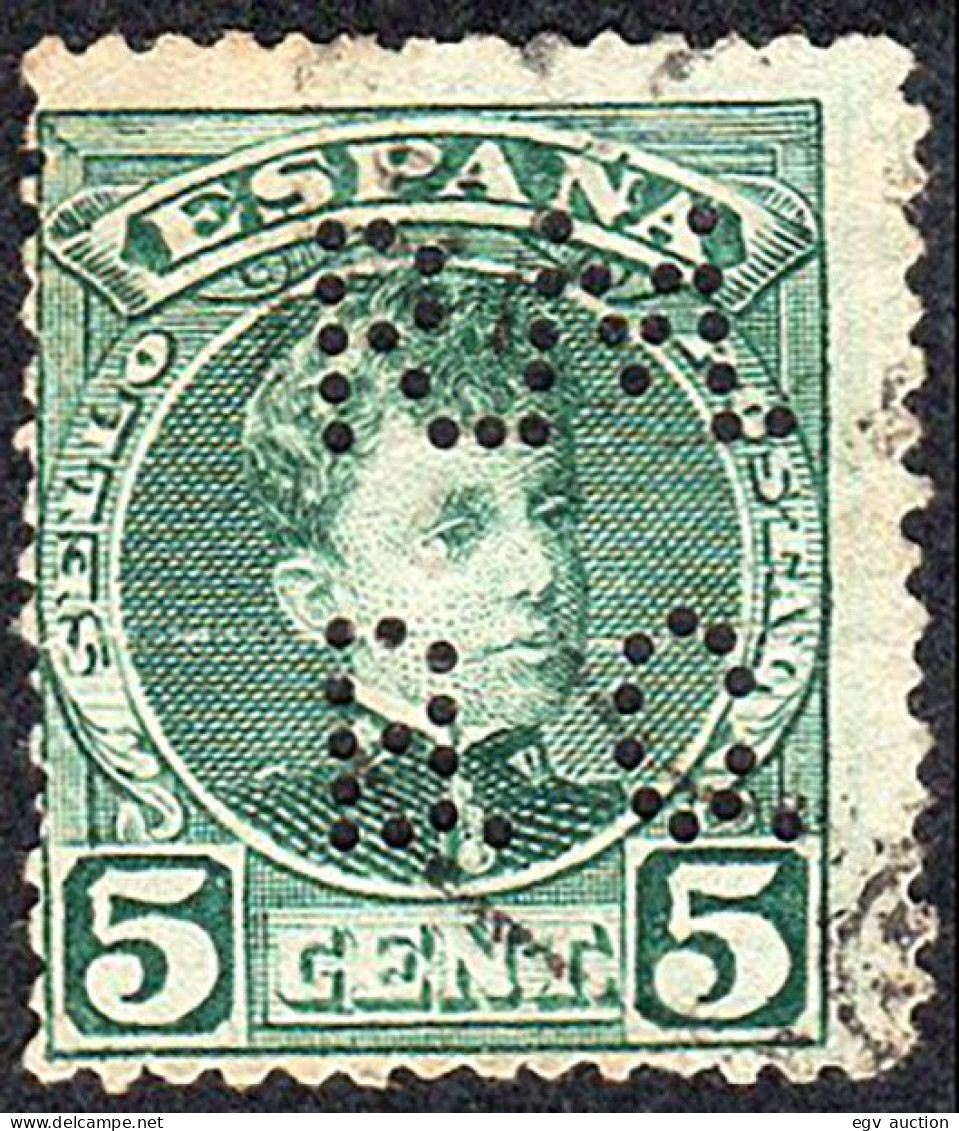 Málaga - Edi O 242 - Perforado "RMBC" Pequeño - (Bodegas) - Used Stamps