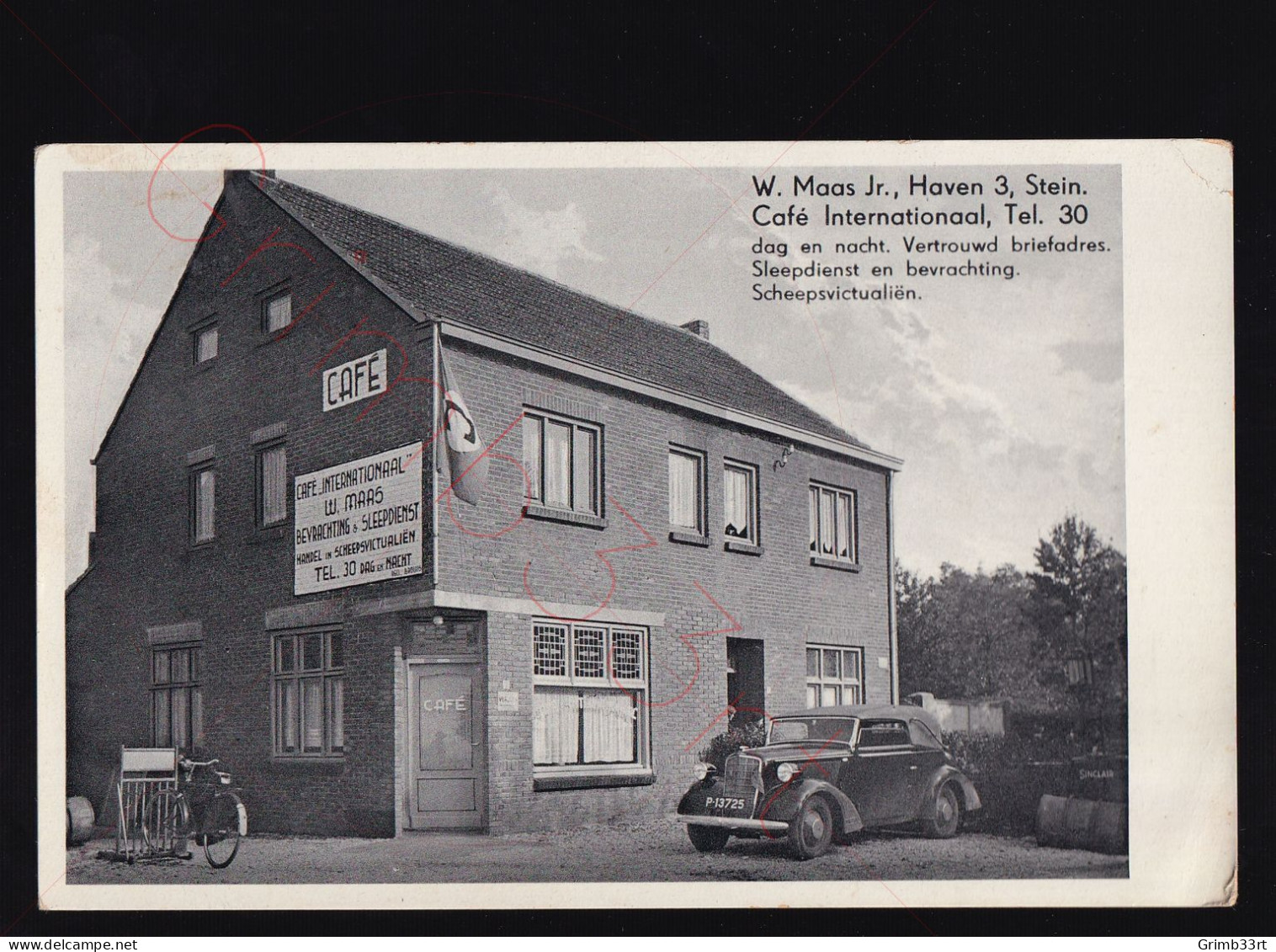 Stein - W. Maas Jr. - Café Internationaal - Postkaart - Sonstige & Ohne Zuordnung