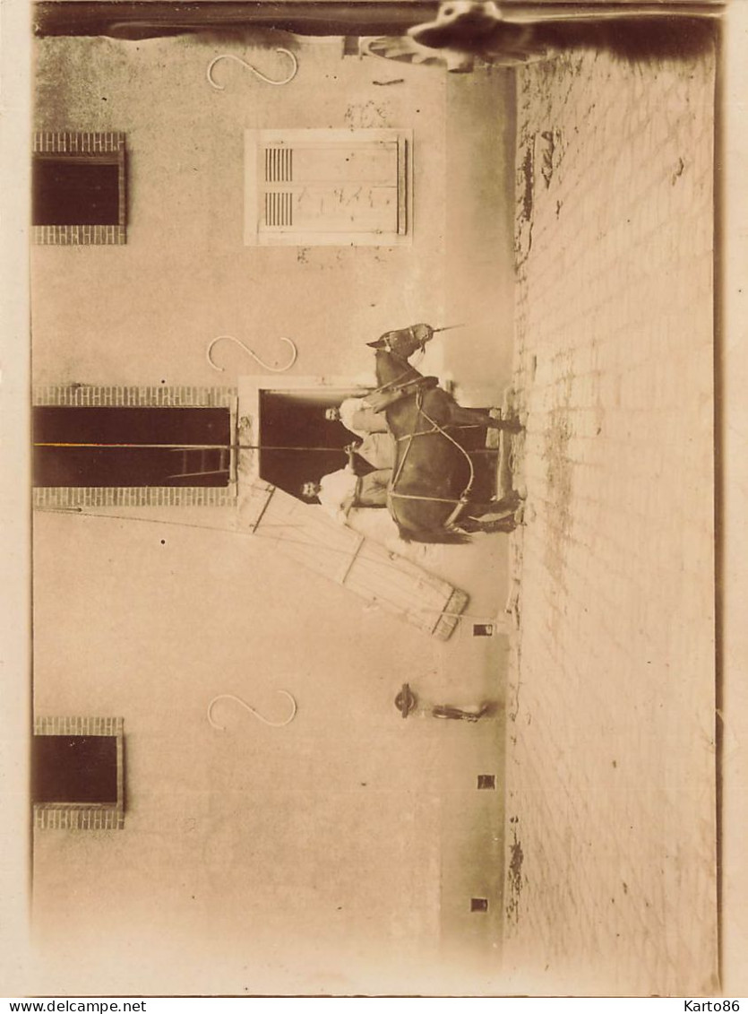 Angerville * RARE 24 Photos Début 1900 * Manège Carrousel , Battage Batteuse , Places Rues Lieux Villageois * 12x9cm - Angerville