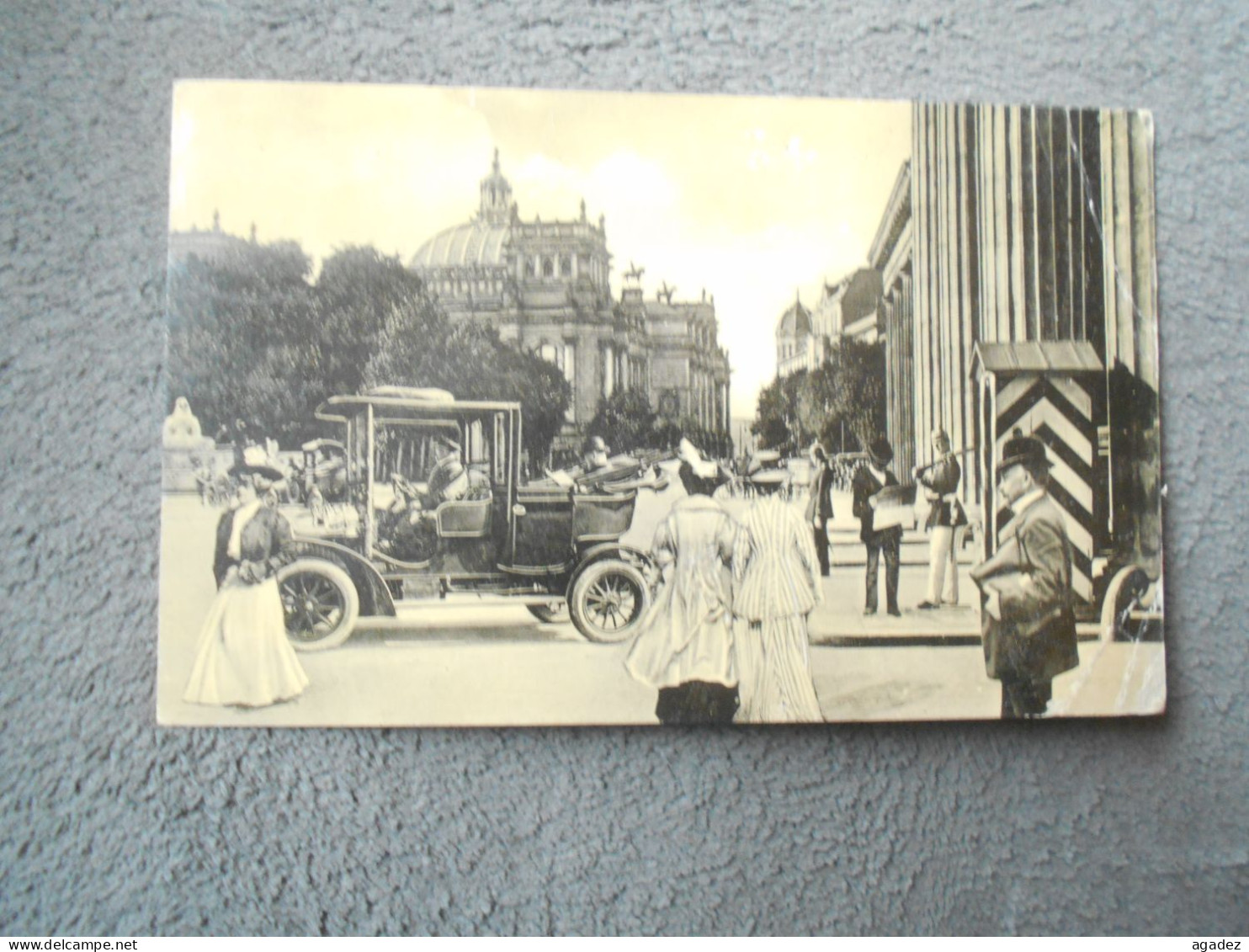 Cpa Brandenburger Tor 1909 - Porte De Brandebourg