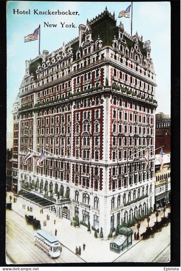 ►HOTEL KNICKERBOCKER   Building Vintage Card 1900s - NEW YORK CITY (Architecture) - Monuments