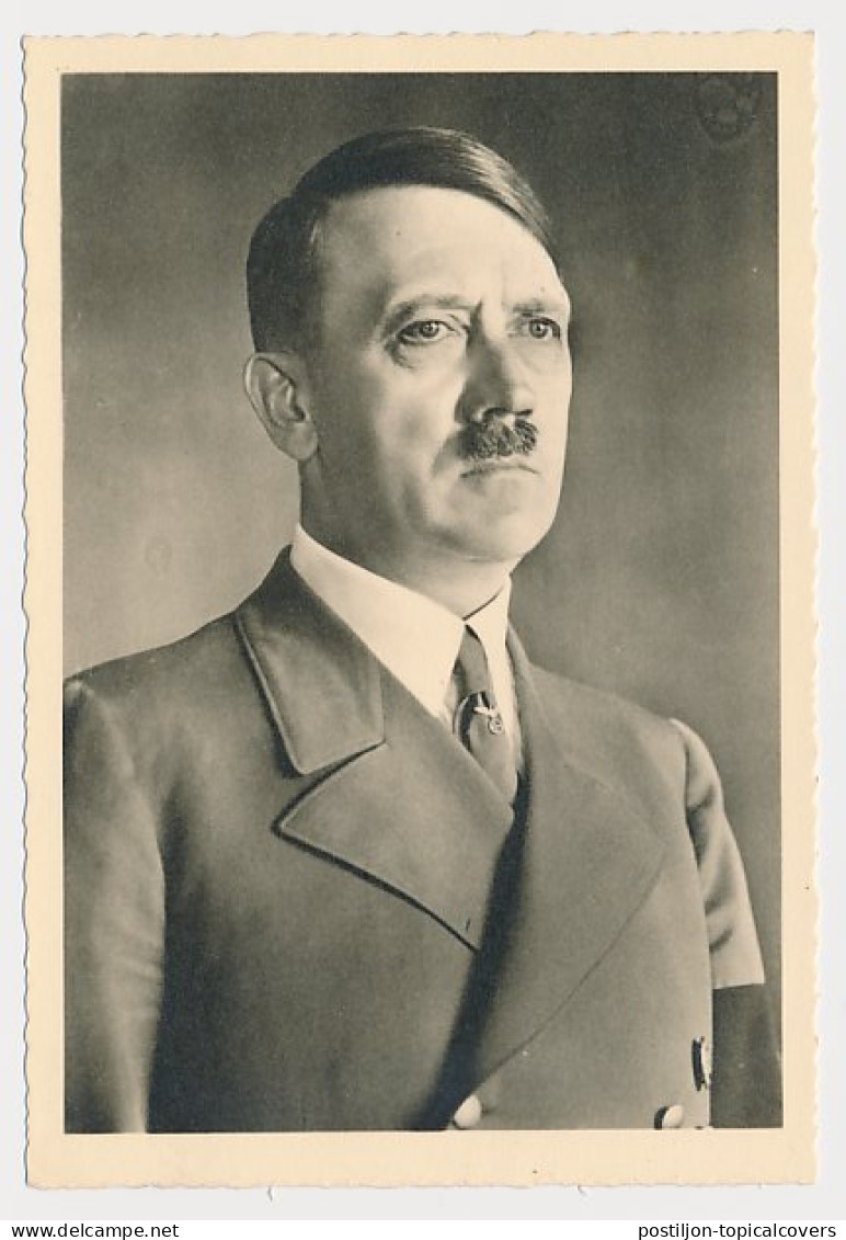Postcard / Postmark Deutsches Reich / Germany 1943 Adolf Hitler - WW2