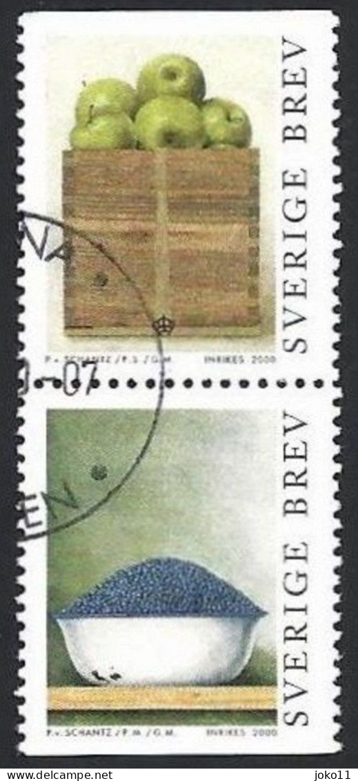 Schweden, 2000, Michel-Nr. 2179-2180 D/D, Gestempelt - Oblitérés