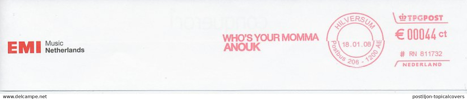 Meter Top Cut Netherlands 2008 Anouk - Album - Who S Your Momma - Musique