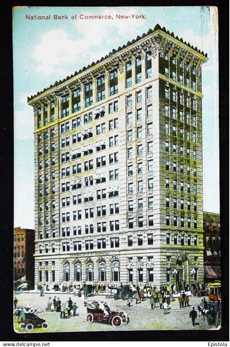 ►NATIOANaL BANK Of COMMERCE   Building Vintage Card 1900s - NEW YORK CITY (Architecture) - Monuments