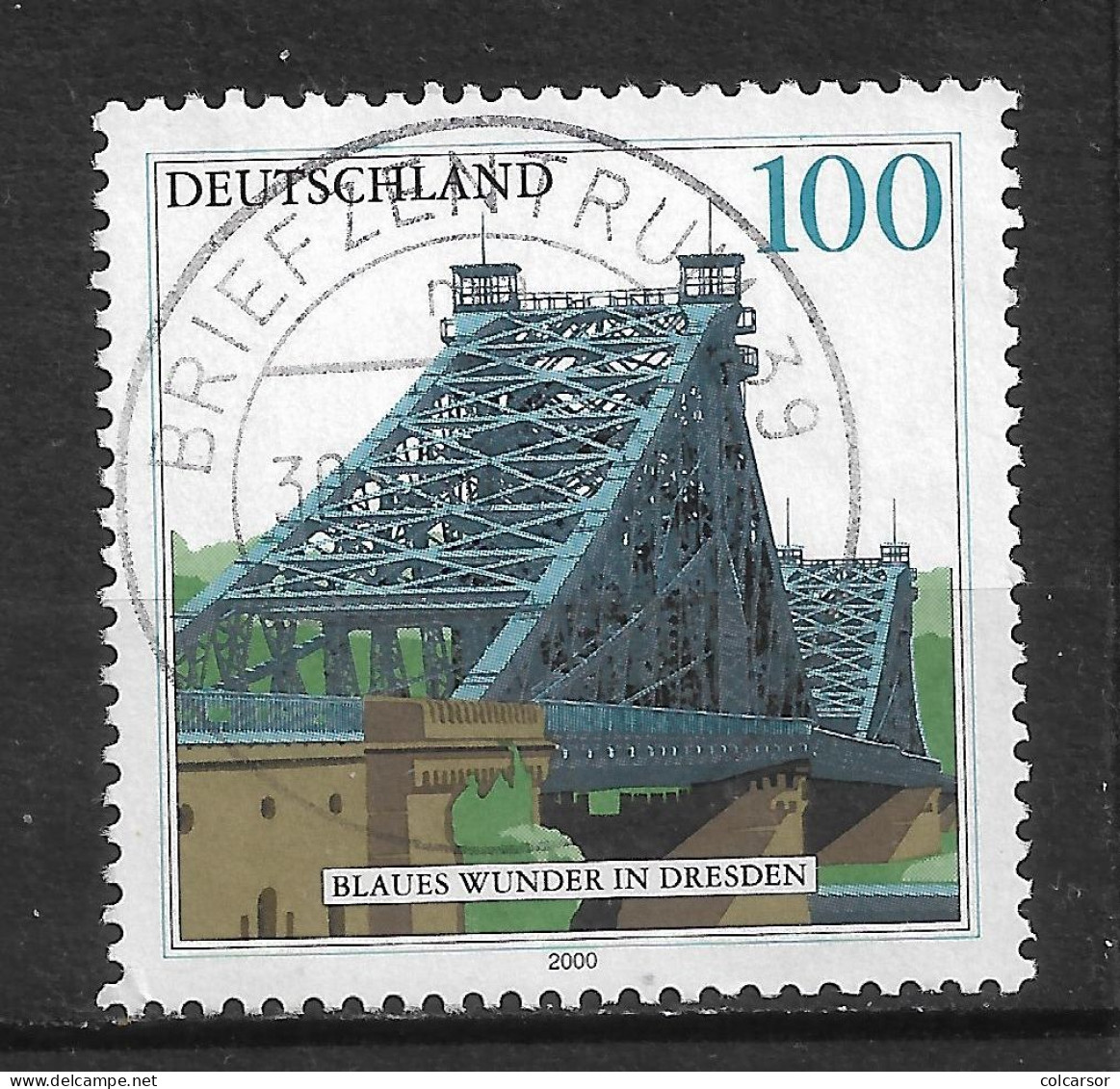 ALLEMAGNE FÉDÉRALE  N° 1942  "  PONT MIRACLE BLEU " - Gebruikt