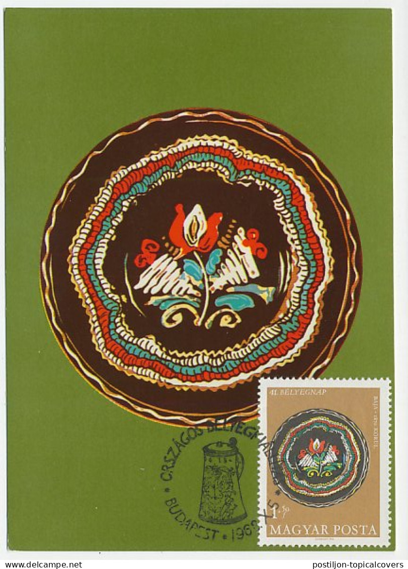 Maximum Card Hungary 1968 Dish - Porcelain
