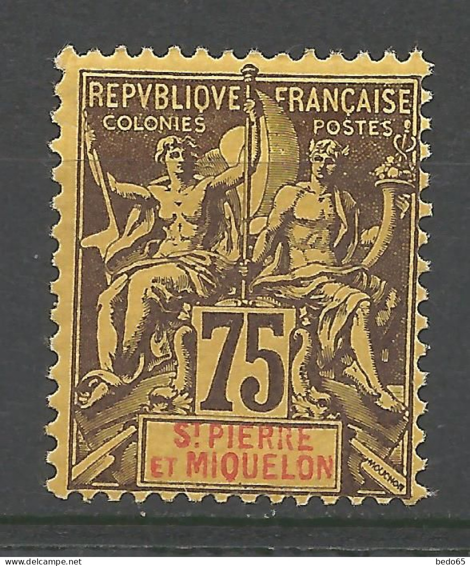 SAINT PIERRE ET MIQUELON N° 70 NEUF** LUXE SANS CHARNIERE / Hingeless / MNH - Nuevos