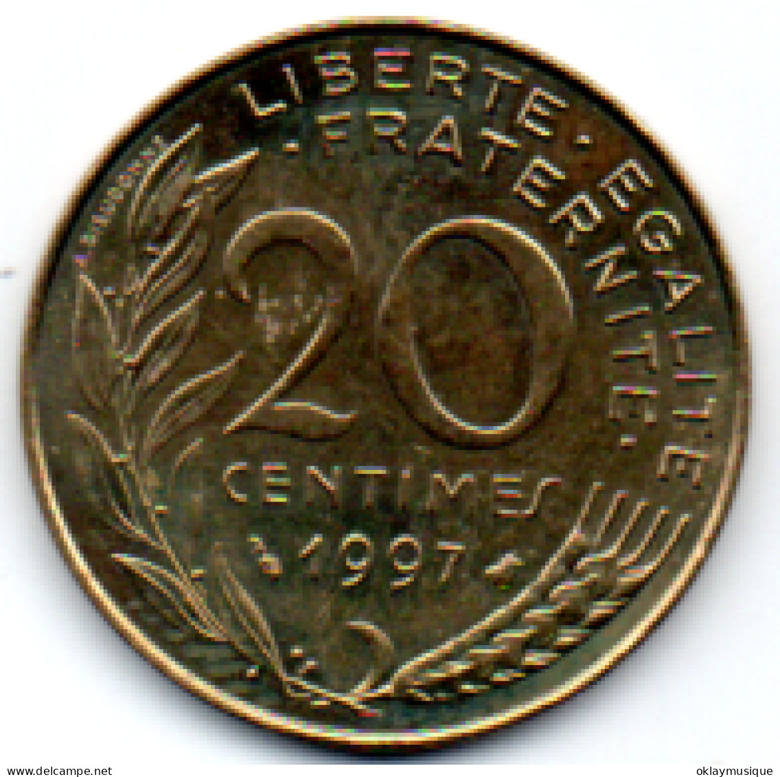 France 20 Centimes 1997 Marianne - 20 Centimes