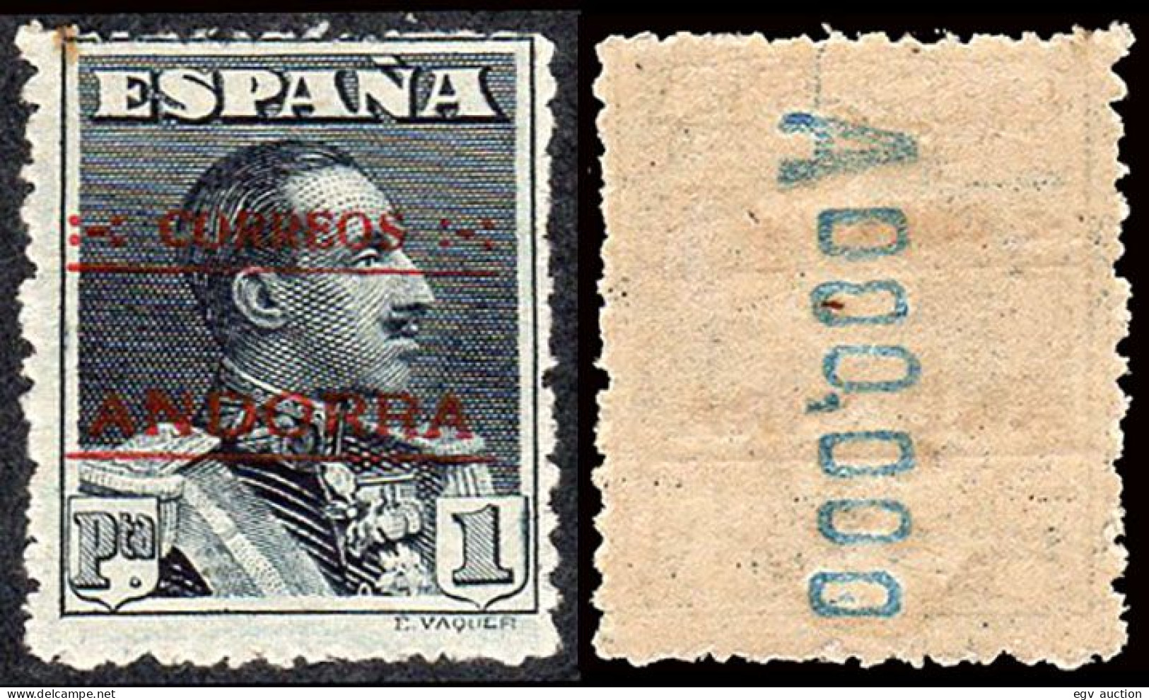 Andorra Española - Edi * 10N - Numeración Ceros - Dentado 13 - Unused Stamps