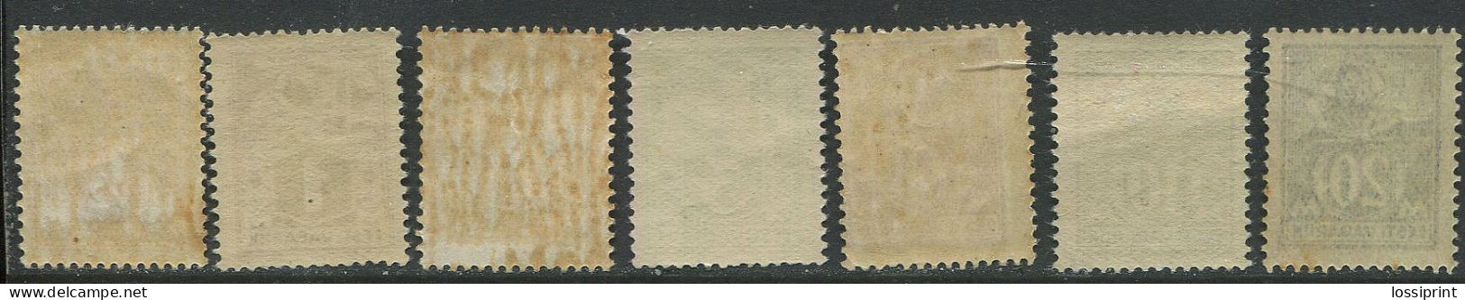 Estonia:Unused Stamps Weavers And Smiths ½, 1, 2½, 3, 9, 10 Grey And 20 Mark, 1922/1925/1928, MNH - Estland