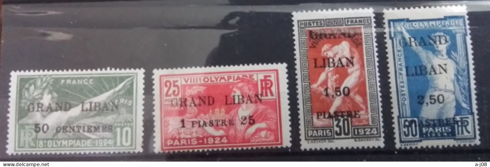 GRAND LIBAN - FRANCE No 45*/48* - Unused Stamps