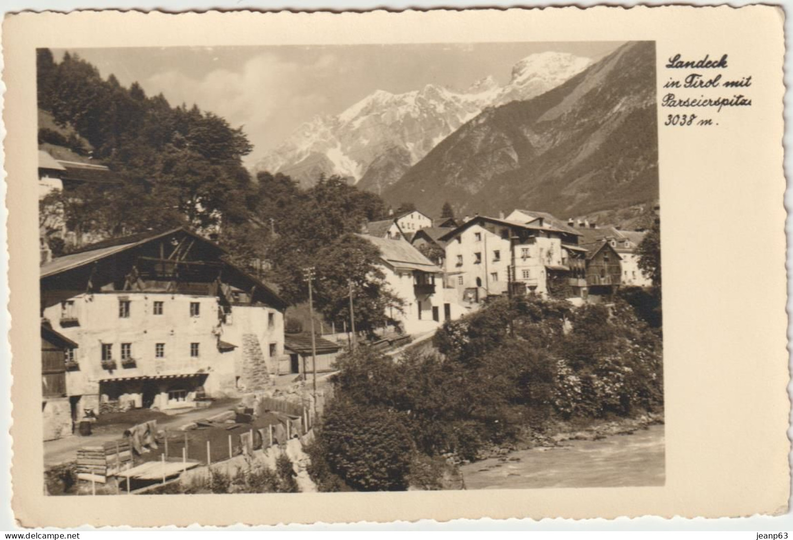 LANDECK In Tirol Mit Parseierspites 3038m. (CPSM: 14x9cm Env.) - Landeck