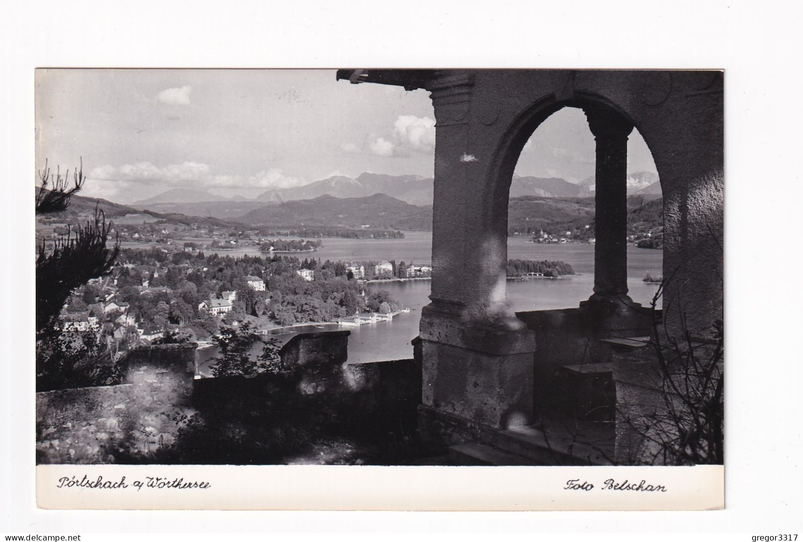 E6068) PÖRTSCHACH Am Wörthersee - Foto Belschan - Blick Von Aussicht Gloriette ALT! - Pörtschach