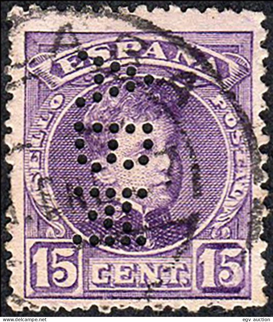 Málaga - Edi O 246 - Perforado "ABM" (Fábrica De Licores) - Used Stamps