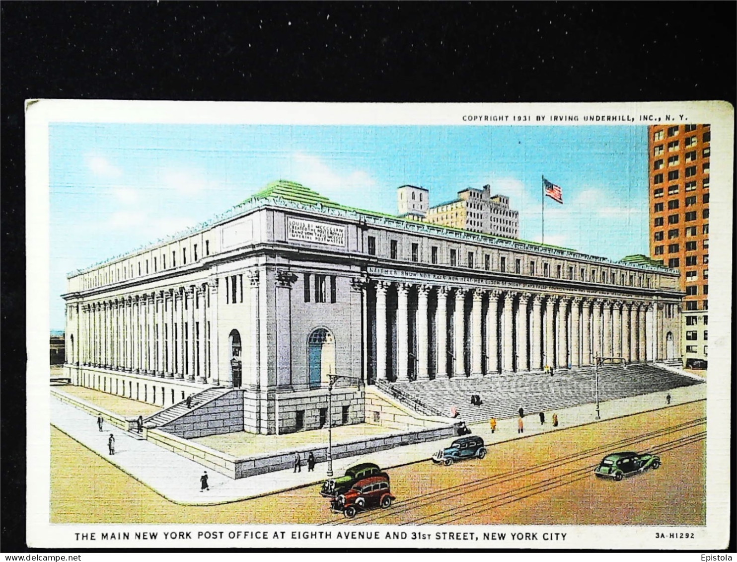 ►Post Office   Building Vintage Card 1920s - NEW YORK CITY (Architecture) - Post