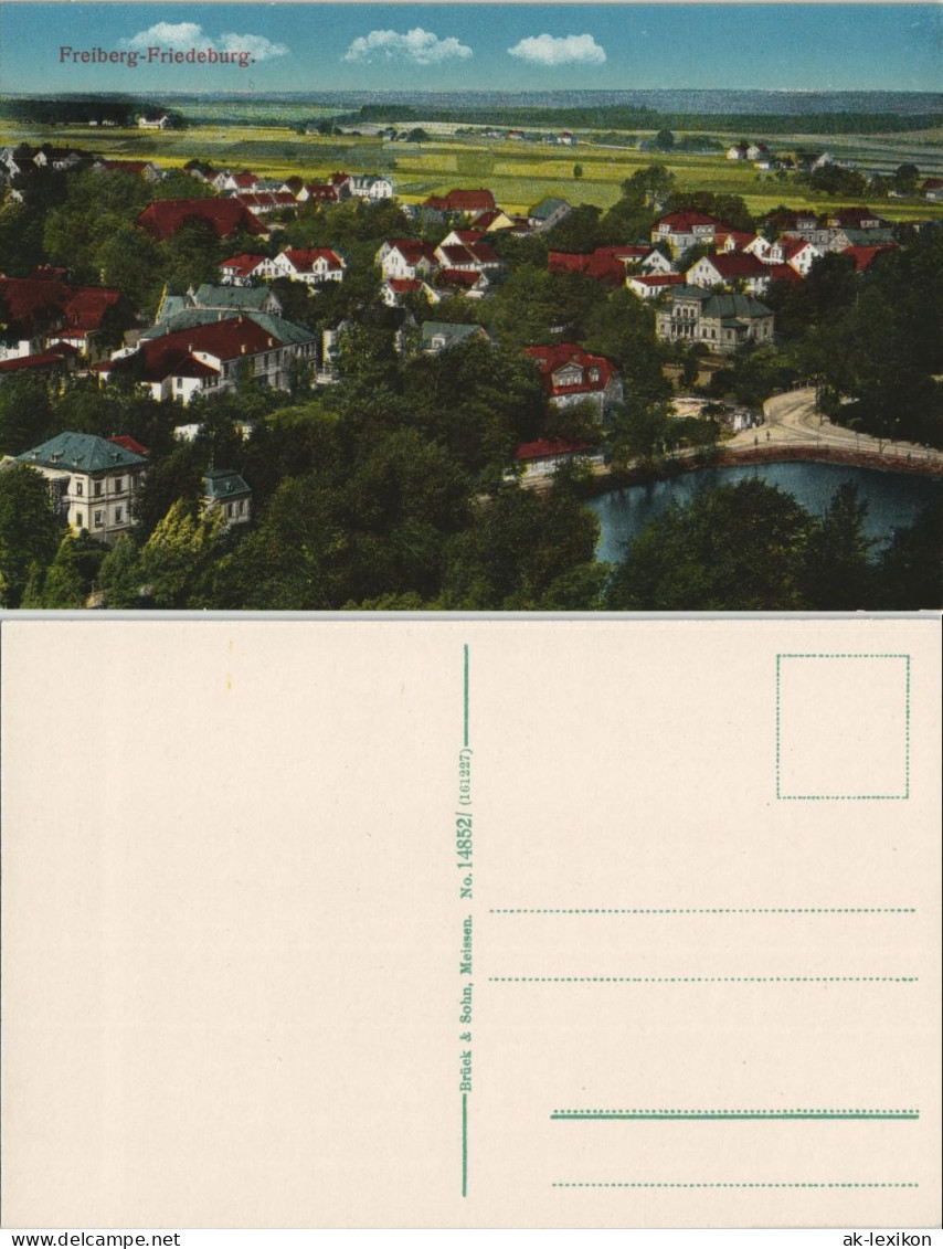 Ansichtskarte Friedeburg-Radeberg Totale 1912 - Radeberg