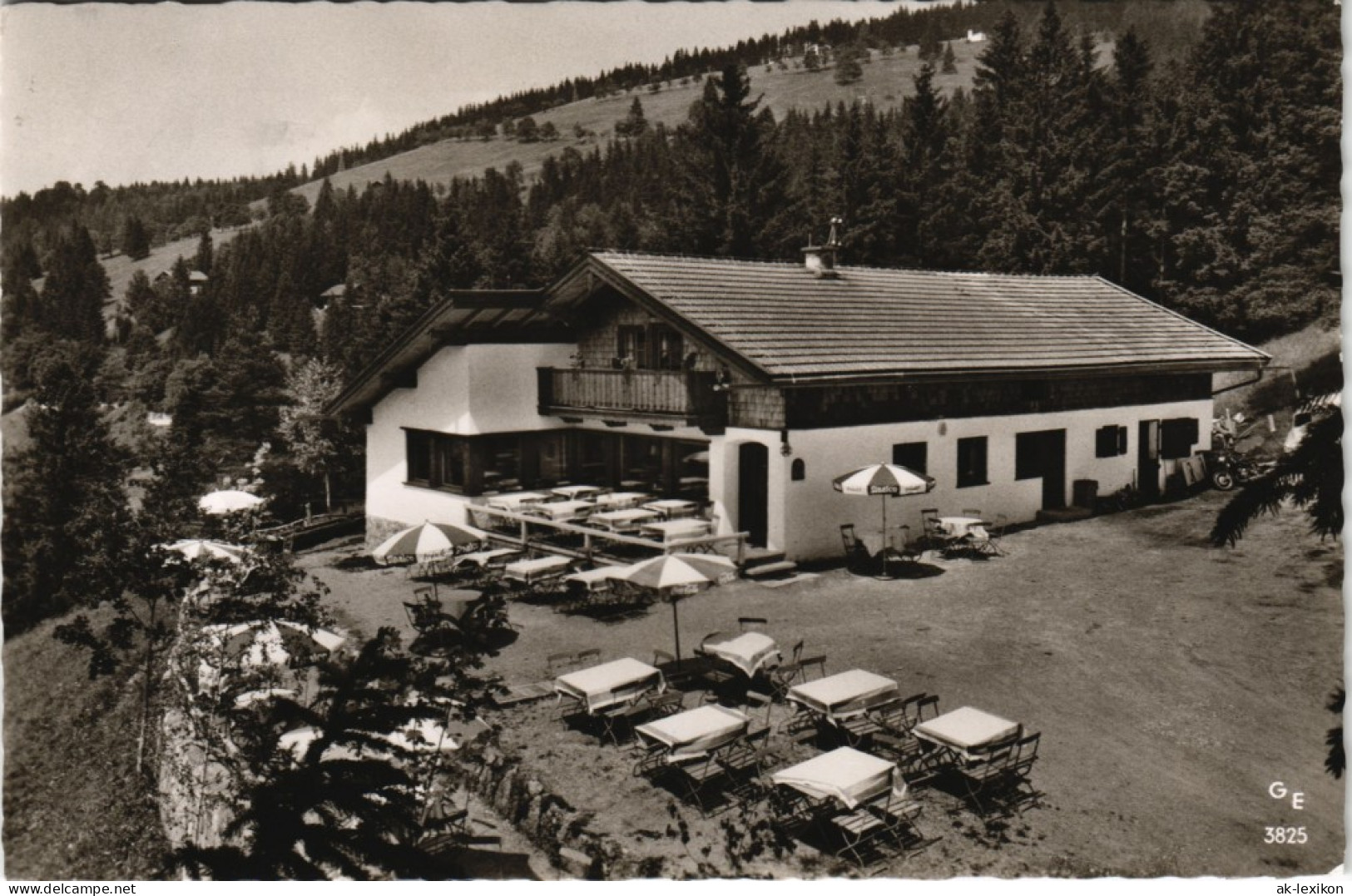 Spitzingsee-Schliersee Umlandansicht Mit Kaffee Gaststätte   Schliersee 1964 - Schliersee