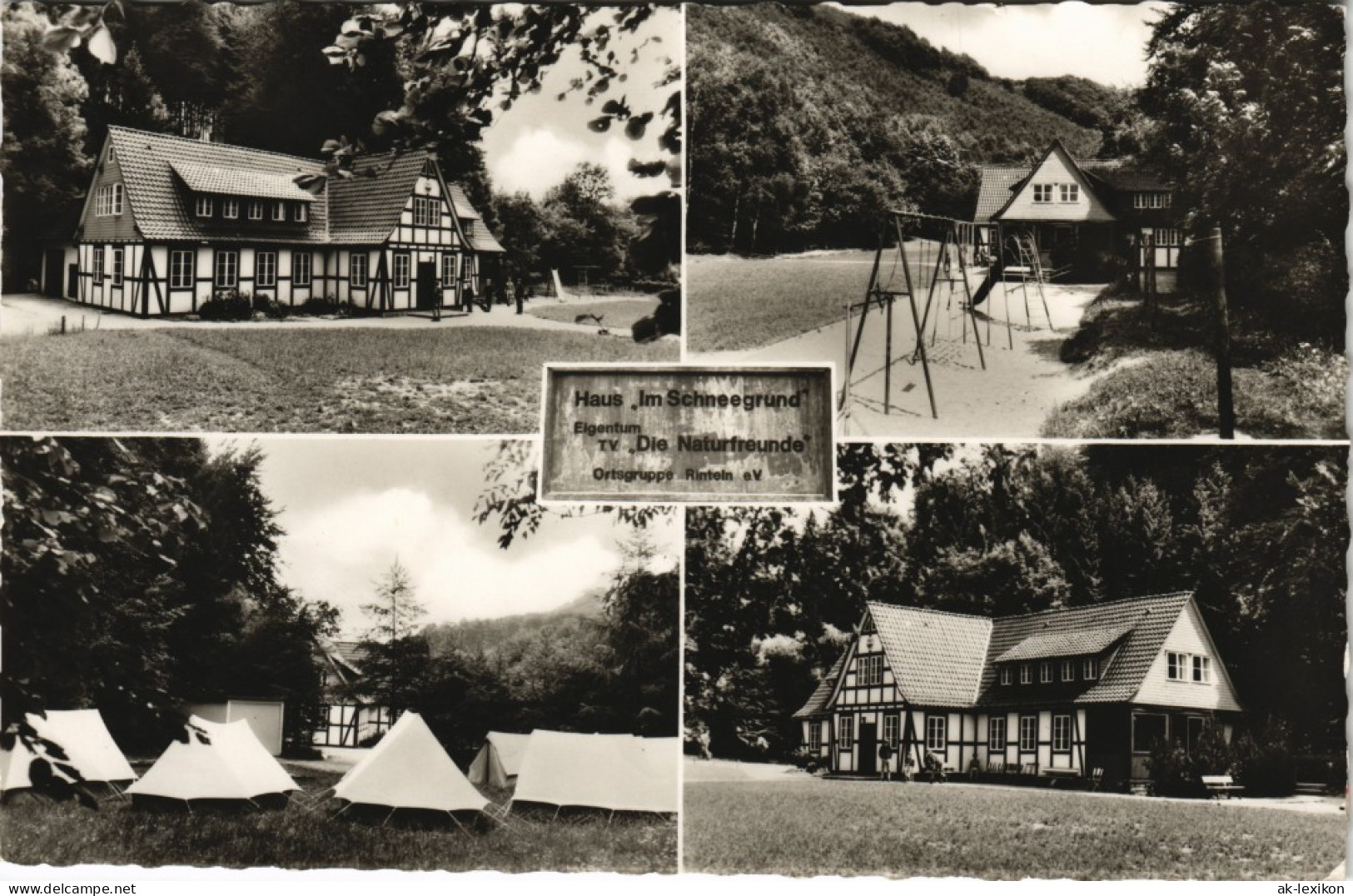 Ansichtskarte Hameln Naturfreundhaus, Zelte 1965 - Hameln (Pyrmont)