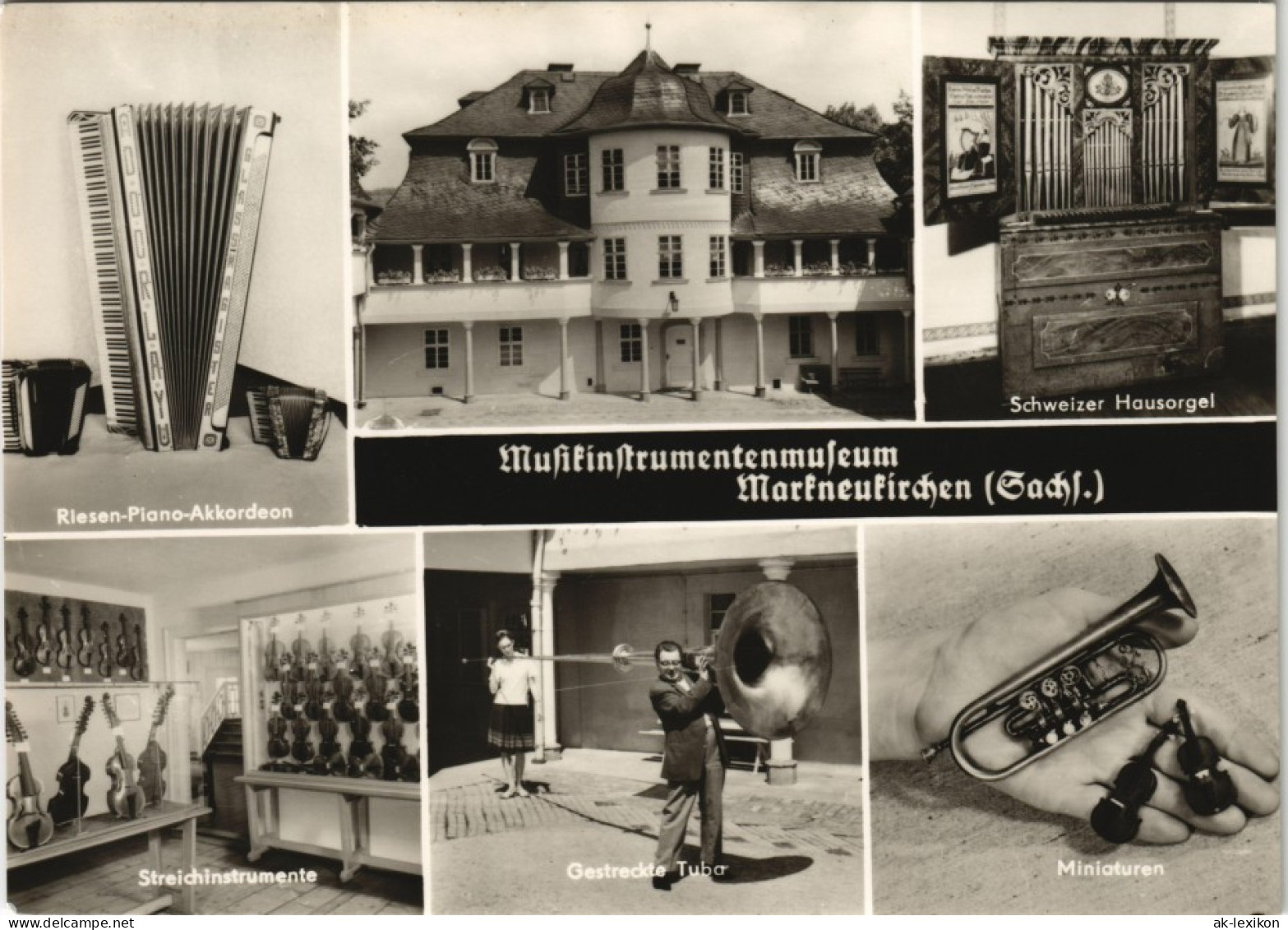 Ansichtskarte Markneukirchen Musikinstrumentenmuseum Markneukirchen 1974 - Markneukirchen