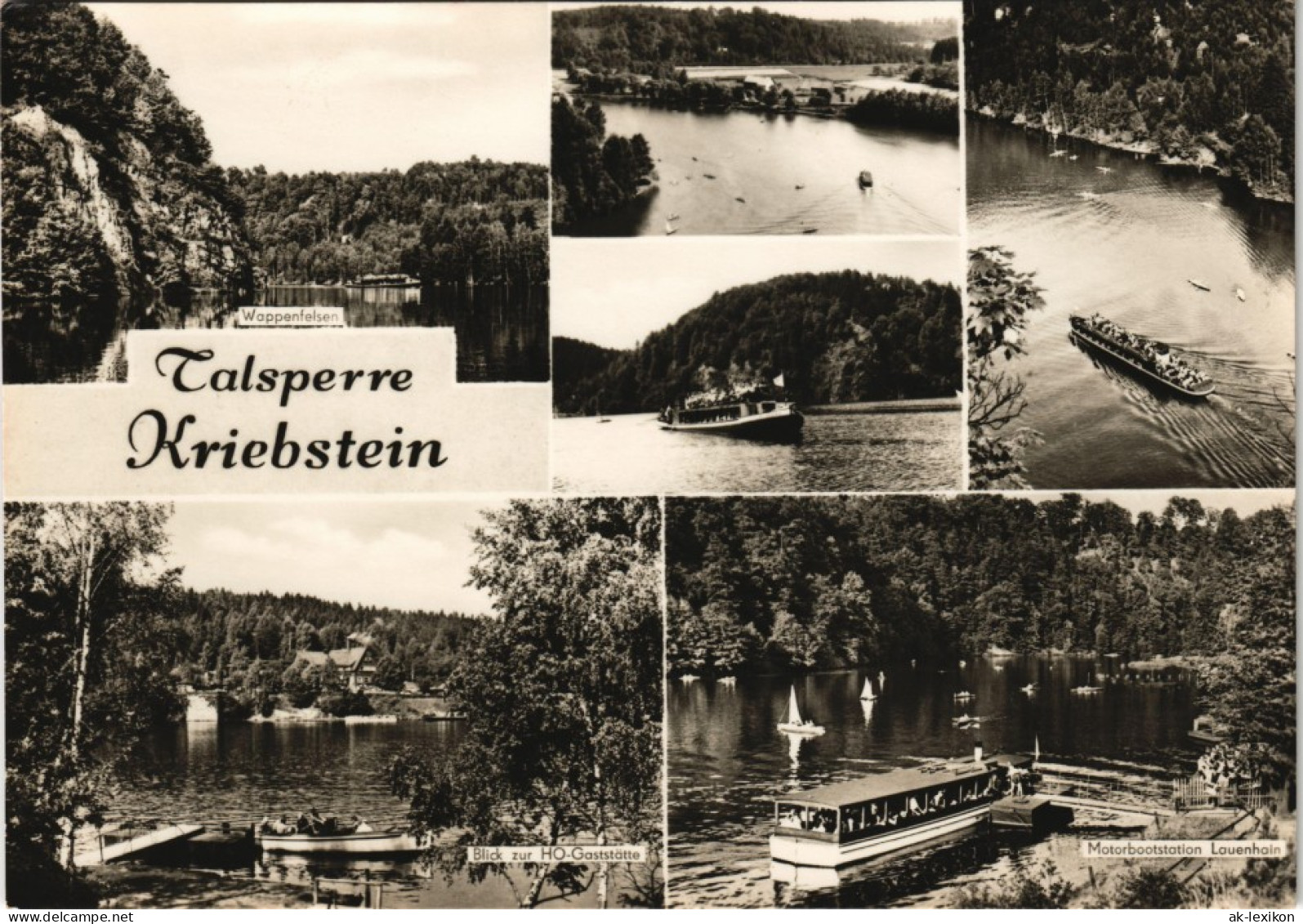 Lauenhain-Mittweida Talsperre Kriebstein DDR   Foto-Ansichten 1968 - Mittweida