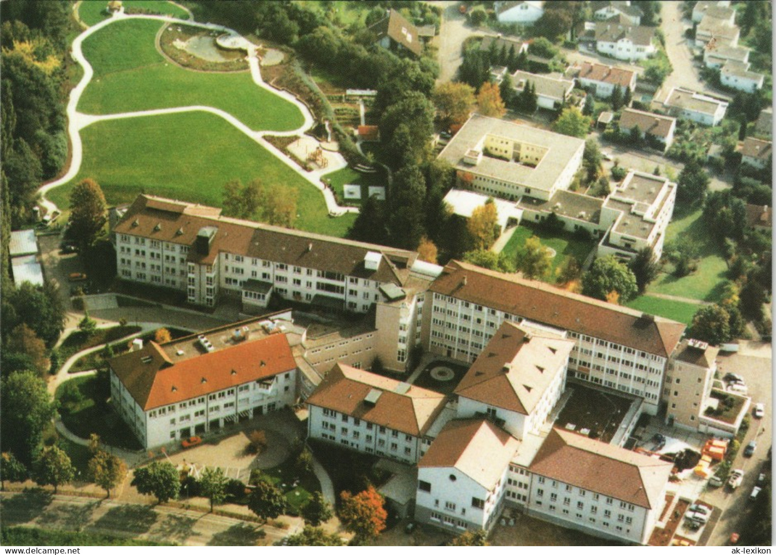 Ansichtskarte Offenburg St. Josefkrankenhaus Luftaufnahme 2000 - Offenburg