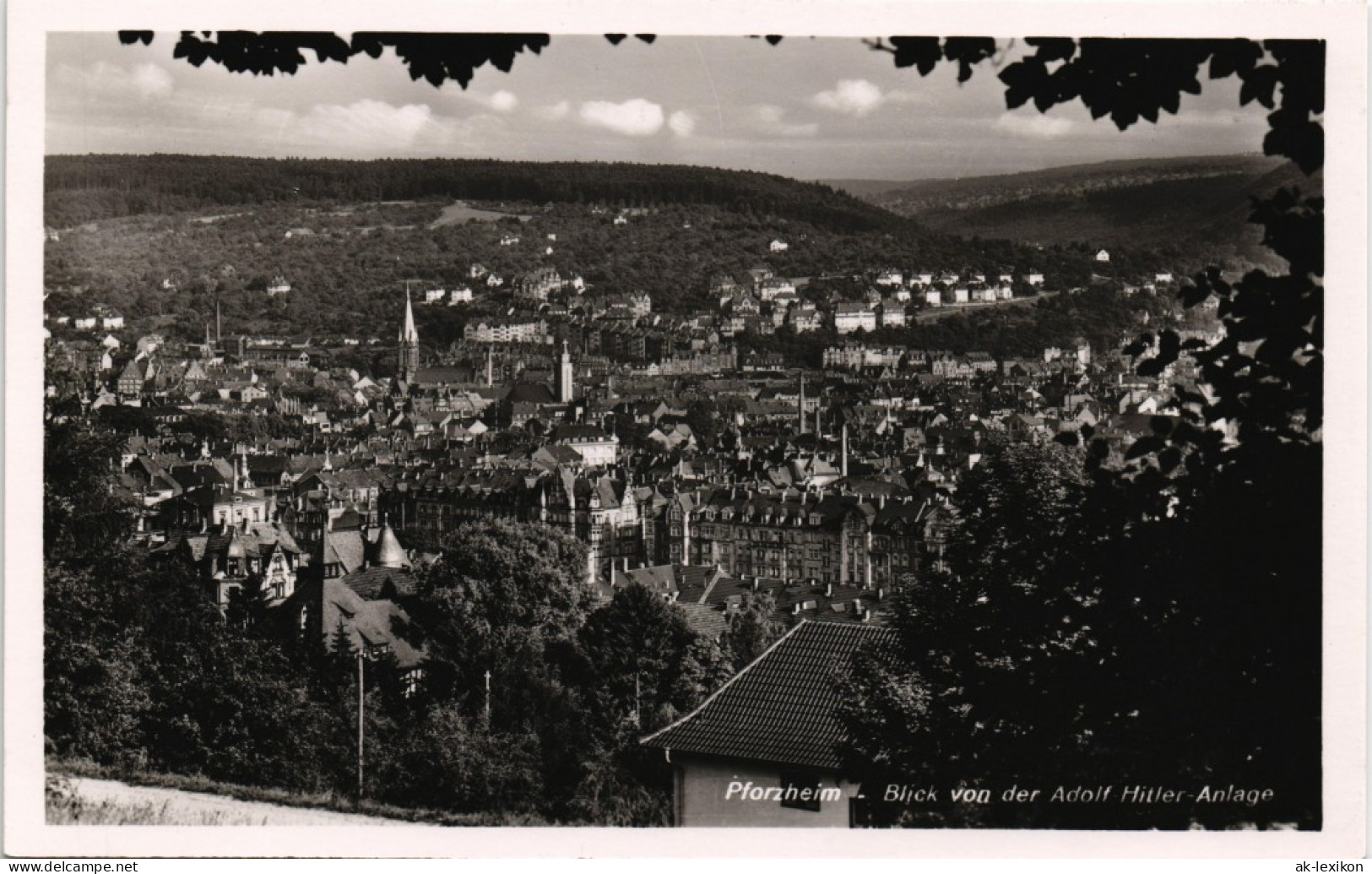 Ansichtskarte Pforzheim Panorama-Ansicht "Pforte Des Schwarzwaldes" 1940 - Pforzheim