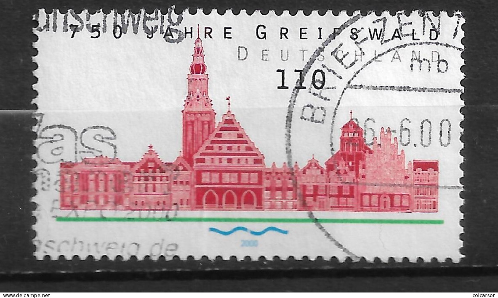 ALLEMAGNE FÉDÉRALE  N° 1944 "   GREIFSWALD" - Gebruikt