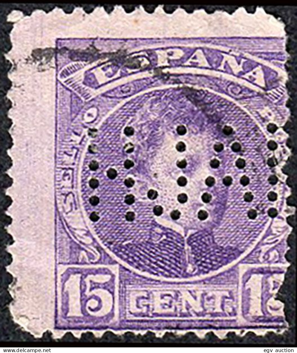 Málaga - Edi O 246 - Perforado "HJAF" - Used Stamps