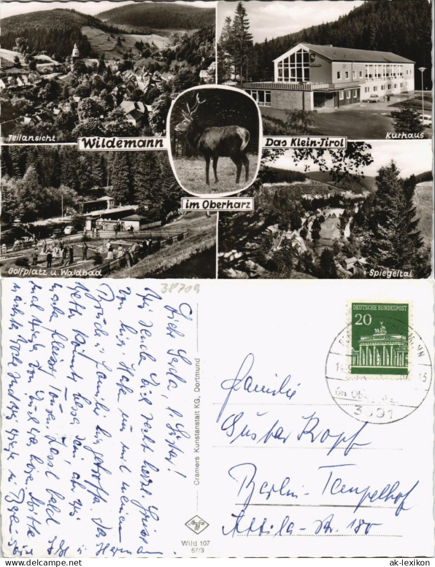 Wildemann (Innerstetal) Mehrbildkarte "Klein-TirolHarz", Oberharz Region 1957 - Wildemann