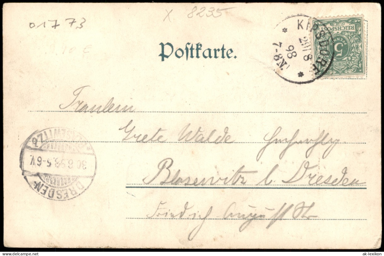 Ansichtskarte Kipsdorf-Altenberg (Erzgebirge) Waldgottesdienst 1898 - Kipsdorf