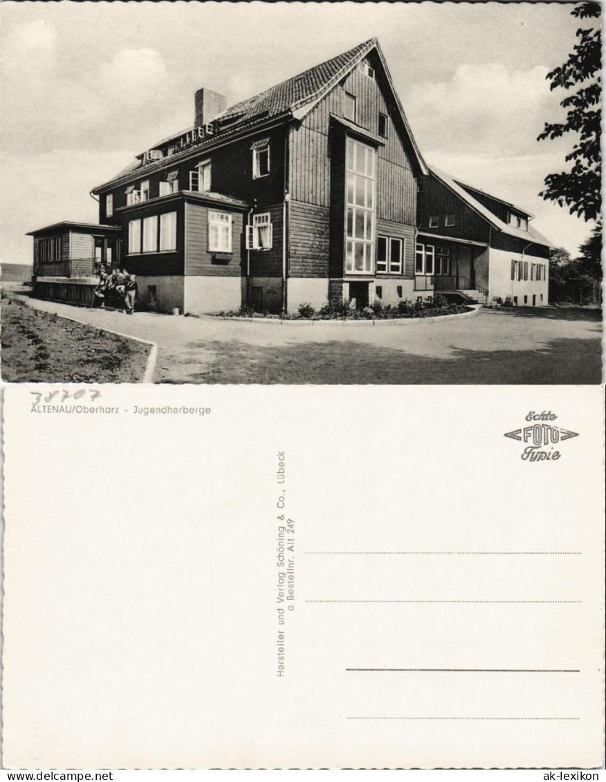 Ansichtskarte Altenau-Clausthal-Zellerfeld Parite An Der Jugendherberge 1950 - Altenau