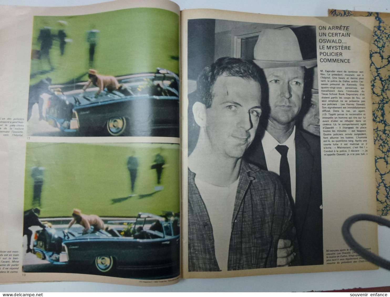 Paris Match Décembre 1963 Assassinat De Kénnédy  Oswald Dallas Président Des Etats Unis - Sport