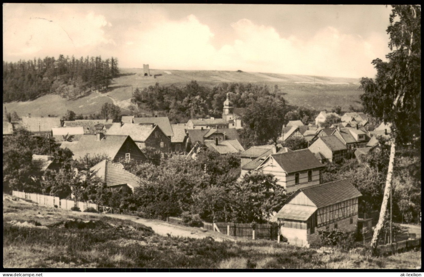 Ansichtskarte Frankenhain Panorama Zu DDR-Zeiten 1962/1961 - Frankenhain