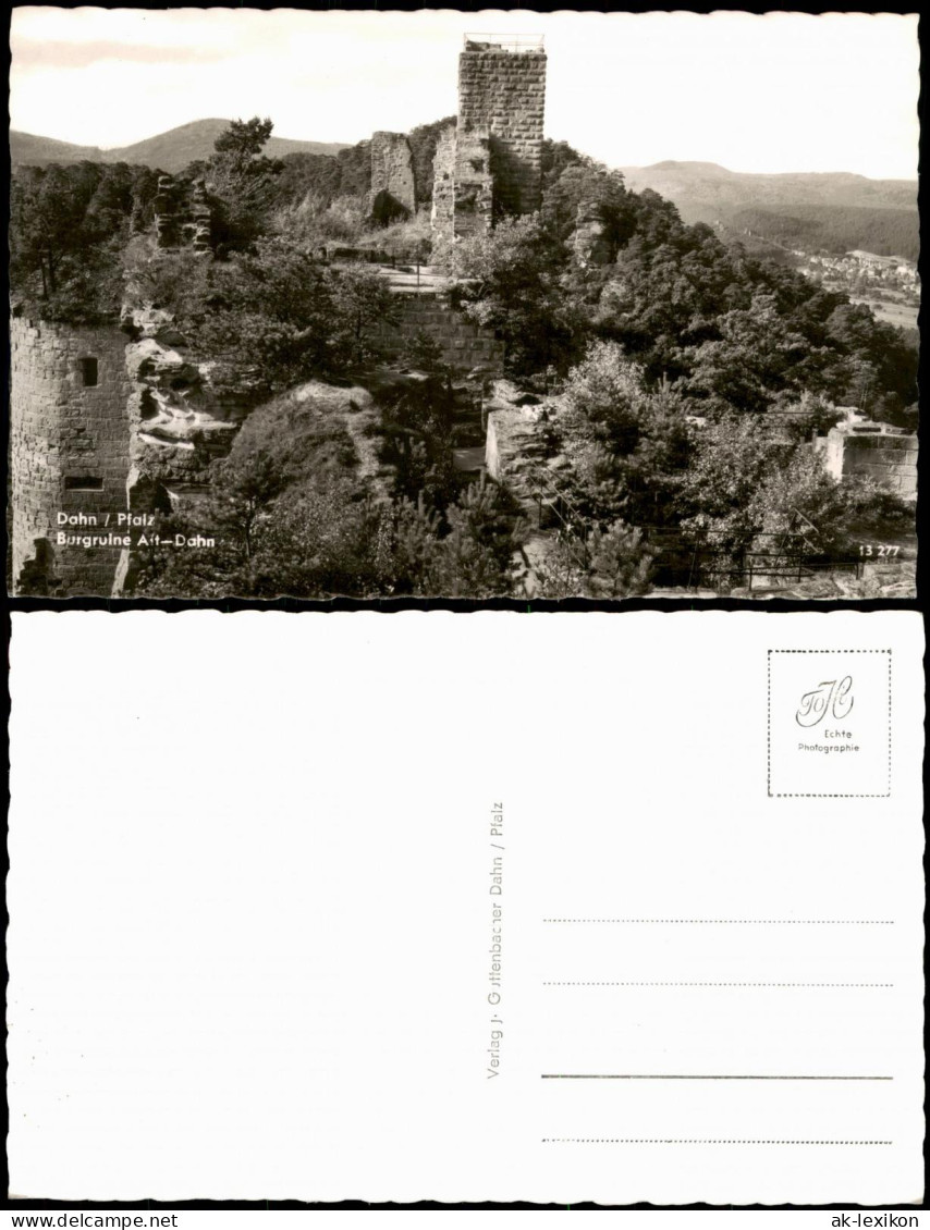 Ansichtskarte Dahn Burgruine Alt-Dahn 1960 - Dahn
