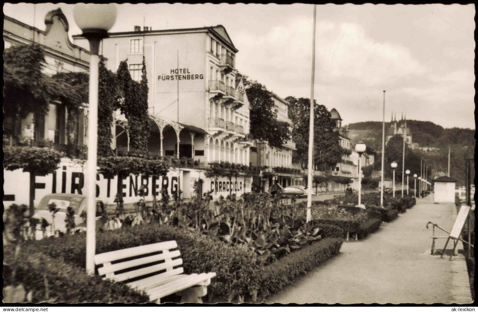 Remagen Panorama-Ansicht Partie Am Rheinufer Mit Hotel Fürstenberg 1960 - Remagen