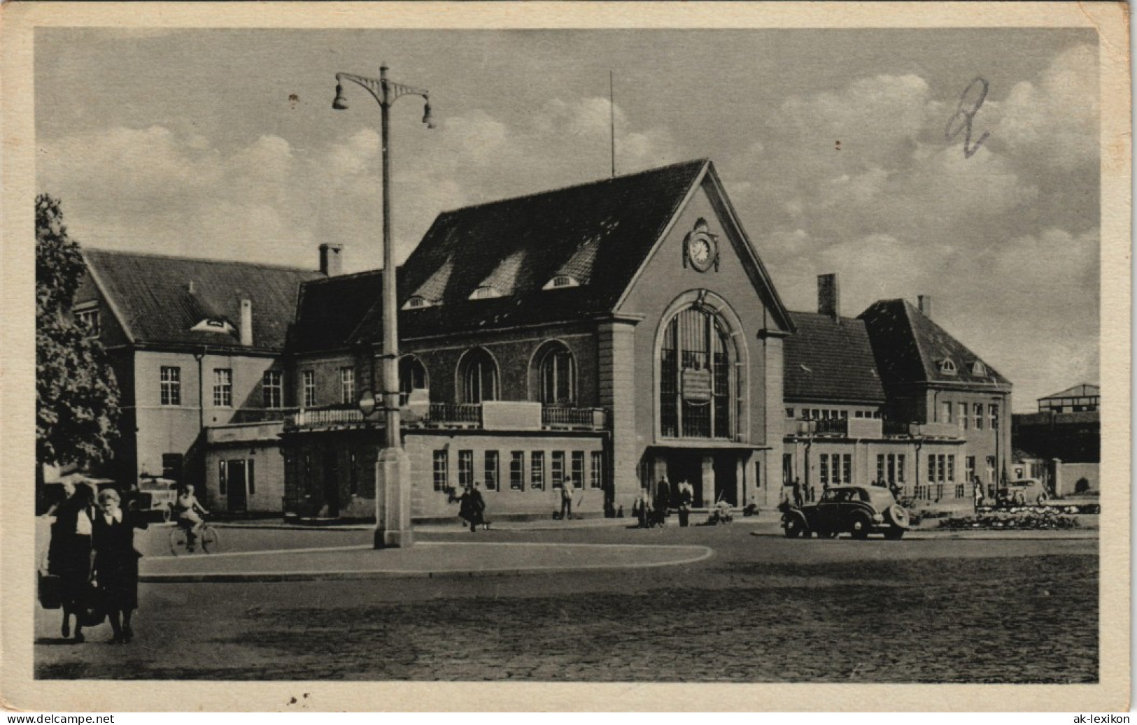 Ansichtskarte Köthen Partie Am Bahnhof 1953 - Köthen (Anhalt)